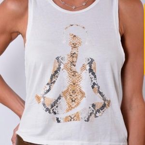 Rie + Ryn Python Muscle Tank NEW